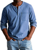 Hartley | Men's Henley Shirt - Soft-Washed Cotton