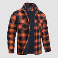Bishop | Men's Checkered Bomber Jacket - Flannel