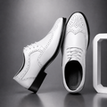 Halston | Men's Oxford Dress Shoes - Brogue Detail