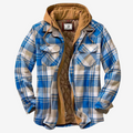 Morrison | Men's Hooded Flannel Jacket - Padded