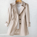 Amelia | Women's Trench Coat - Knee-Length Fit