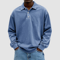 Hunter | Men's Vintage Polo Shirt - Long Sleeve