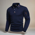 Griffin | Men's Waffle Polo Shirt - Sleeve Pocket