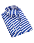 Nolan | Men's Striped Cotton Shirt – Lightweight