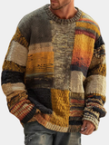 Henry | ABSTRACT KNIT PULLOVER FOR MEN