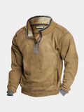 James | COSY WINTER ZIP-UP PULLOVER FOR MEN