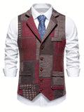 Franklin | Men's Tweed Waistcoat - Herringbone