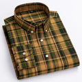 Ashton | Men's Plaid Button-Down Shirt - Soft Fit