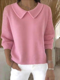 Lysandra | Women's Collared Long Sleeve Sweater
