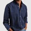 Men’s Caleb Classic Button-Up Shirt for Smart & Casual Wear
