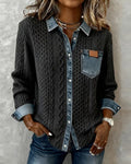 Nerissa | Women's Collared Long Sleeve Knit Top
