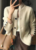Niamh | Women's Button Front Long Sleeve Cardigan