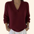 Ophira | Women's V-Neck Long Sleeve Sweater