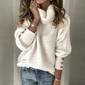 Wisteria | Women's Cowl Neck Long Sleeve Pullover